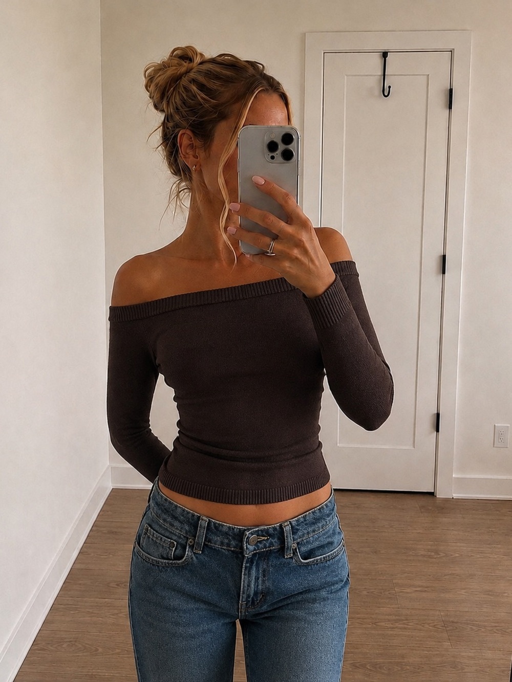 Motel Rocks Renie Bardot Top